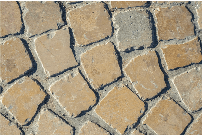 Pavaj din Piatră Naturală Travertin